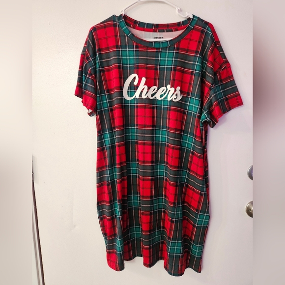 Joyspun Other - Joyspun Christmas Lounge Dress Cheers